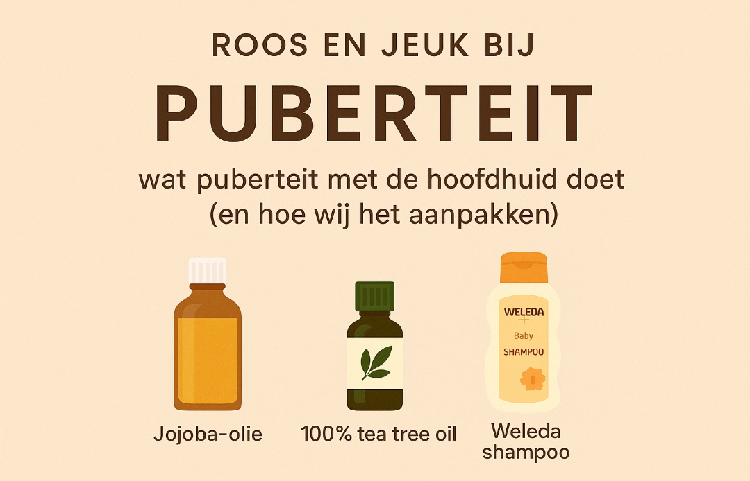 wat puberteit met de hoofdhuid doet (en hoe wij het aanpakken)