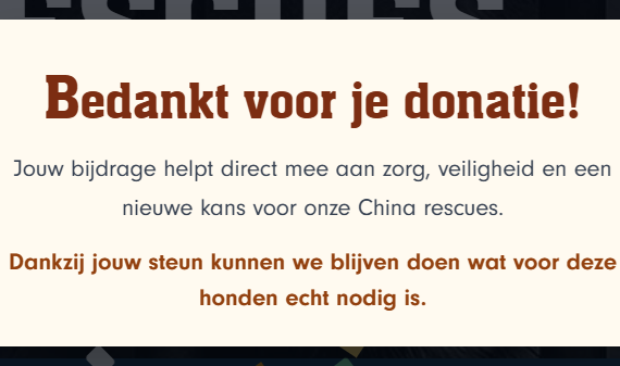 Ambassadeur van safe haven inu rescue