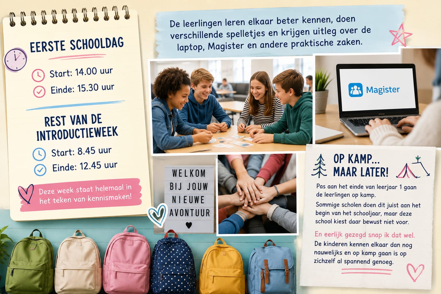 Introductiedag op de middelbare school